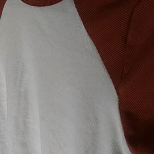 A T shirt, sweater like, soft